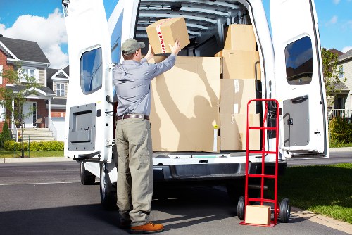 Loading household belongings for storage near Knightsbridge